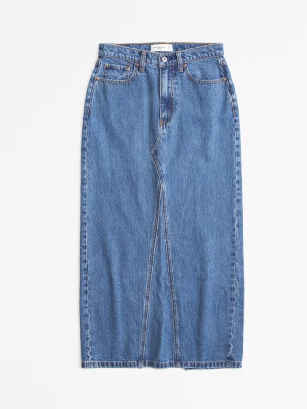Denim Column Maxi Skirt Size 26 / 4